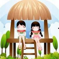 周末吃瓜情侣头像,情侣头像见证浪漫时光